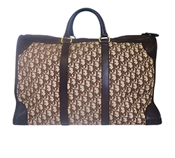 Vintage Weekend Travel Bag, Canvas, Oblique/ Brown, 3*